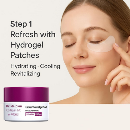 🚵‍♀️[Dr.Meloxin Official] 50% OFF ✨ Collagen Lift Eye Balm Stick + Eye Patch Set | Firming, Anti-Aging, Wrinkle Care