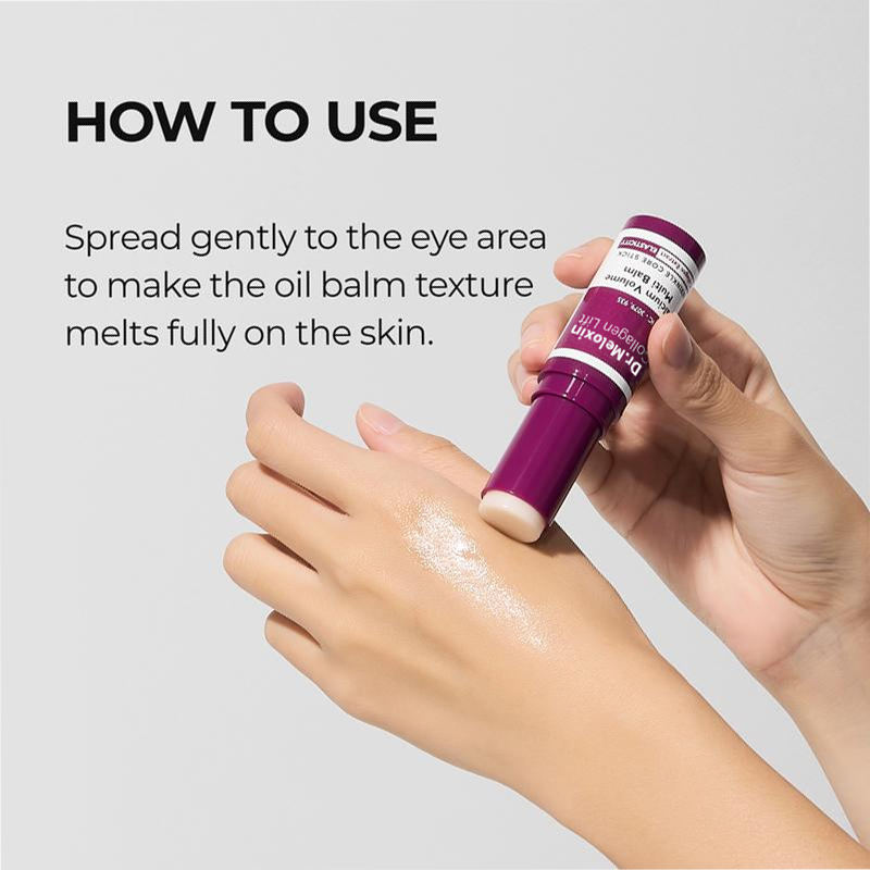 🚵‍♀️[Dr.Meloxin Official] 50% OFF ✨ Collagen Lift Eye Balm Stick + Eye Patch Set | Firming, Anti-Aging, Wrinkle Care