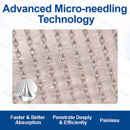 ✅GFOUK® VeinTarget Microneedle Patch⚡Instant Relief, Long-Term Results