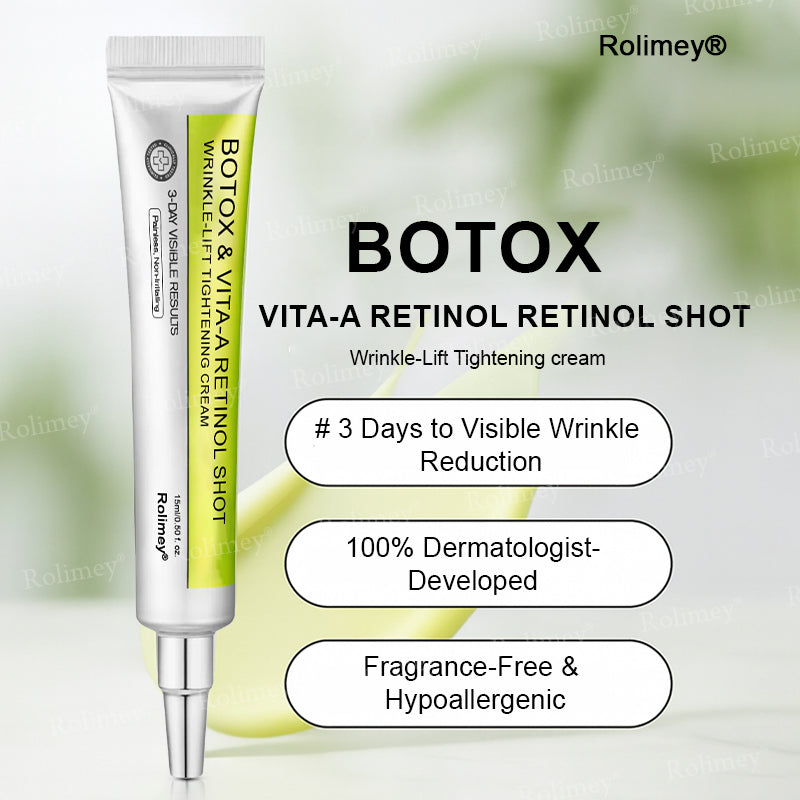 🍭Made and shipped from the USA 💫Rolimey® Botox & Vita-A Retinol Shot Wrinkle-Lift Tightening cream - Last Day Promotion 70% OFF