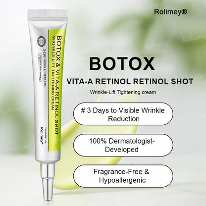 🍭Made and shipped from the USA 💫Rolimey® Botox & Vita-A Retinol Shot Wrinkle-Lift Tightening cream - Last Day Promotion 70% OFF