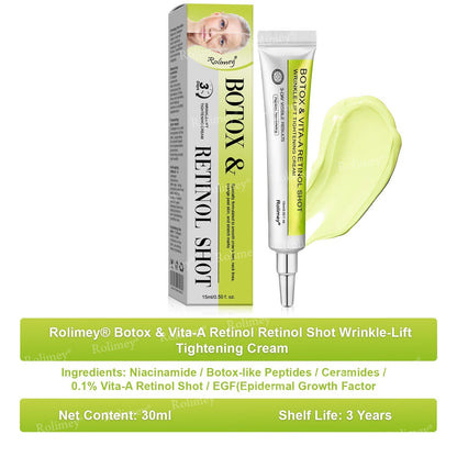 🍭Made and shipped from the USA 💫Rolimey® Botox & Vita-A Retinol Shot Wrinkle-Lift Tightening cream - Last Day Promotion 70% OFF