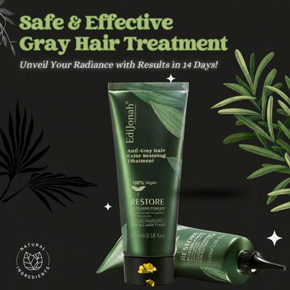 ❤️ EdiJonah® Anti-Grey Hair Restoring Treatment – Naturally Supports Darker, Healthier-Looking Hair & Reduces the Appearance of Grey