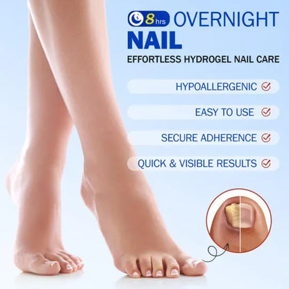 Fungal Nail Patches, 21pcs/box Nail Health Care Patches, Nail Fungus Care Patches, Suitable for Solving Fungal Nails and Other Nail Problems, Nail Supplies, Daily Care Nails Kit Set