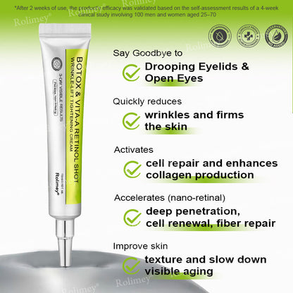 🍭Made and shipped from the USA 💫Rolimey® Botox & Vita-A Retinol Shot Wrinkle-Lift Tightening cream - Last Day Promotion 70% OFF