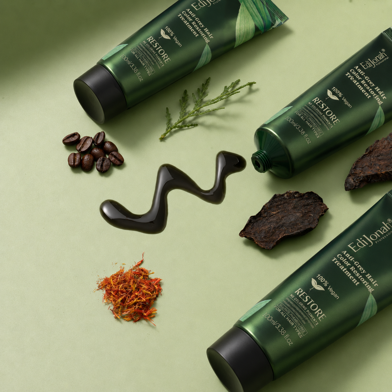 ❤️ EdiJonah® Anti-Grey Hair Restoring Treatment – Naturally Supports Darker, Healthier-Looking Hair & Reduces the Appearance of Grey