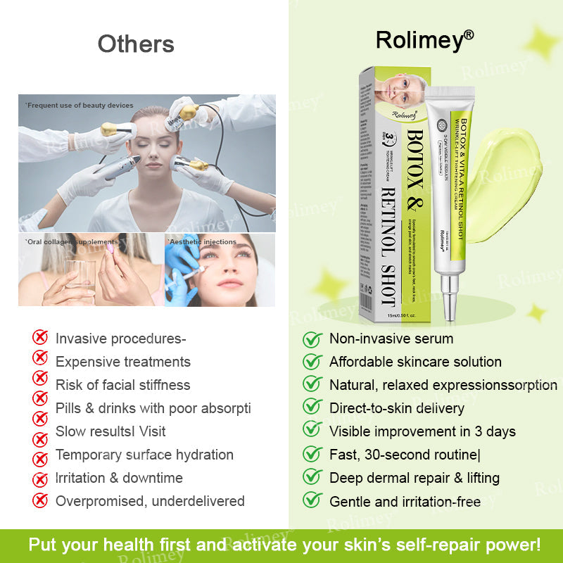 🍭Made and shipped from the USA 💫Rolimey® Botox & Vita-A Retinol Shot Wrinkle-Lift Tightening cream - Last Day Promotion 70% OFF
