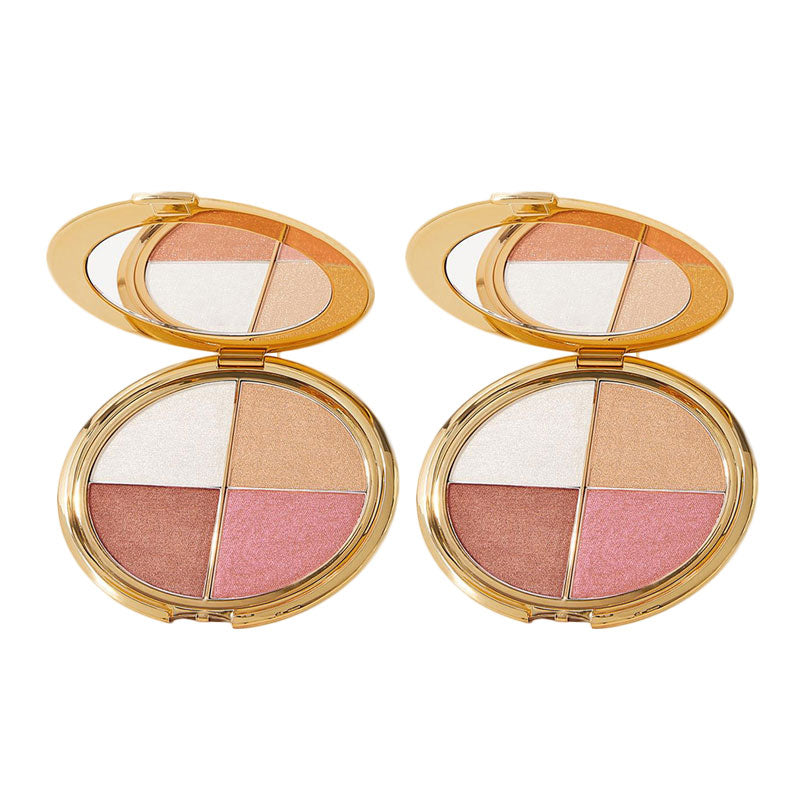 🐣Last 3 hours 60% off⏰eye & cheek palette - eyeshadow and highlighter makeup(Free Contour Brush)